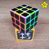 Warrior W Carbono Qiyi Cubo 3x3 Original Cobra Textura
