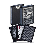 Cartas Bee Silver Stinger Abeja Casino Cara Y Dorso Negro